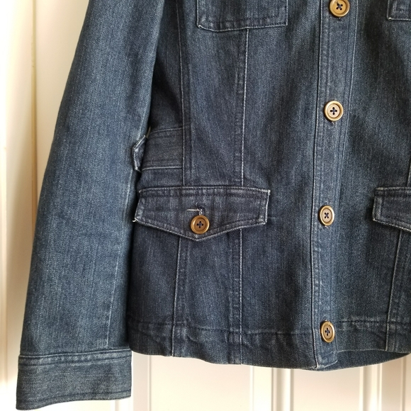 JONES NEW YORK SPORT STRETCH JEAN JACKET - Picture 6 of 6